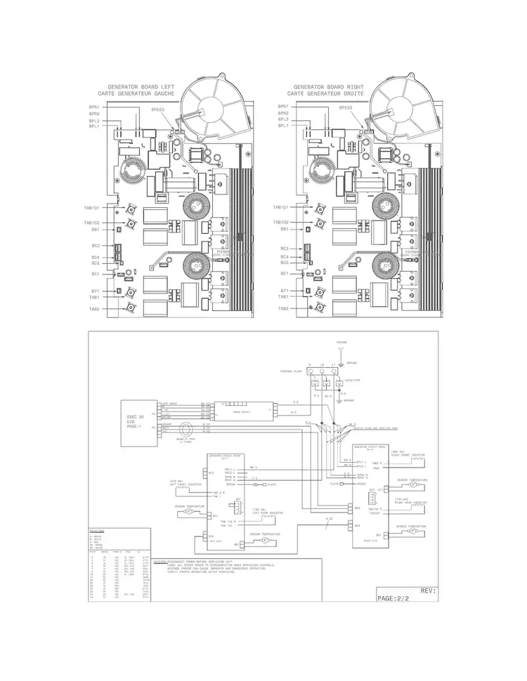 Wiring Diagram Diagram and Parts List for EW30IS8CRSA  Electrolux Range
