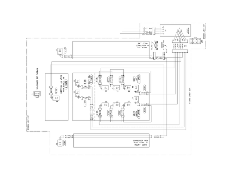Wiring Diagram Diagram and Parts List for E23BC68JPS7  Electrolux Refrigerator