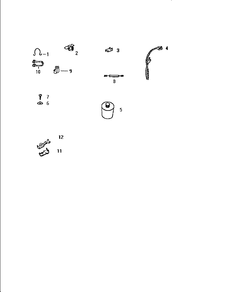 HARNESS & MISCELLANEOUS Diagram and Parts List for DE400EDW1  Frigidaire Dryer