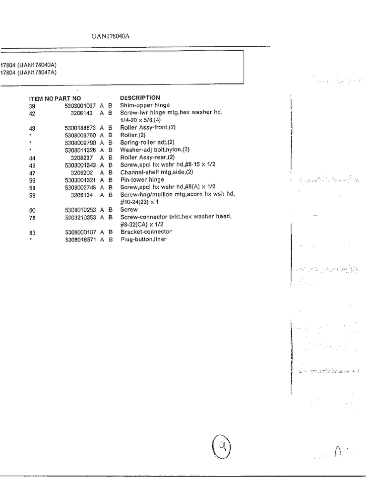Top Mount Refrigerator Page 9 Diagram and Parts List for 178040A  Frigidaire Refrigerator