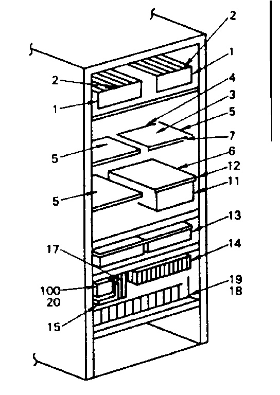 Shelves And Accessories Diagram and Parts List for 5648761980  Kenmore Refrigerator