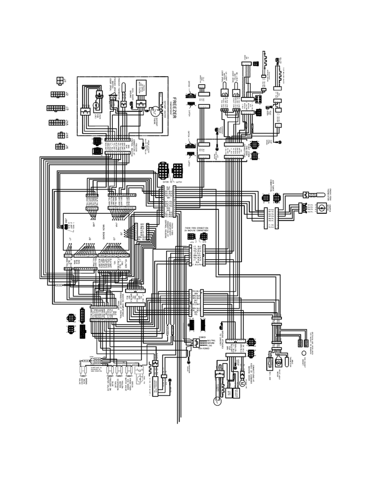 Wiring Diagram Diagram and Parts List for FGHB2866PP4  Frigidaire Refrigerator