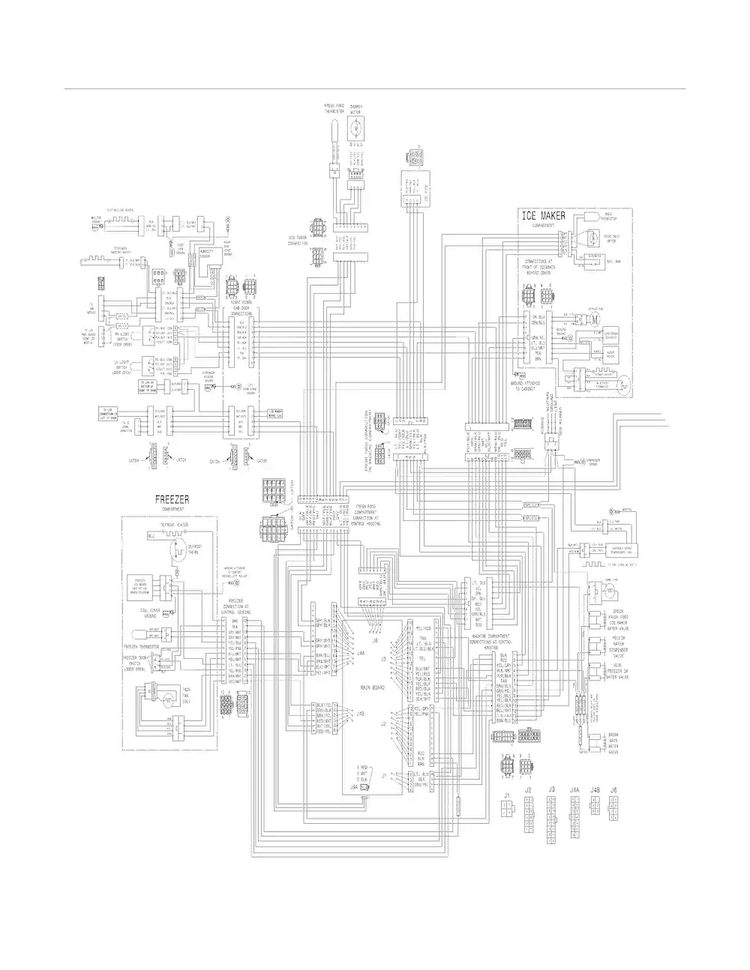 Wiring Diagram Diagram and Parts List for EW23BC85KS3  Electrolux Refrigerator