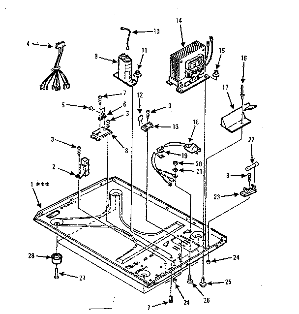 Microwave Parts Diagram and Parts List for 5648786280  Kenmore Microwave