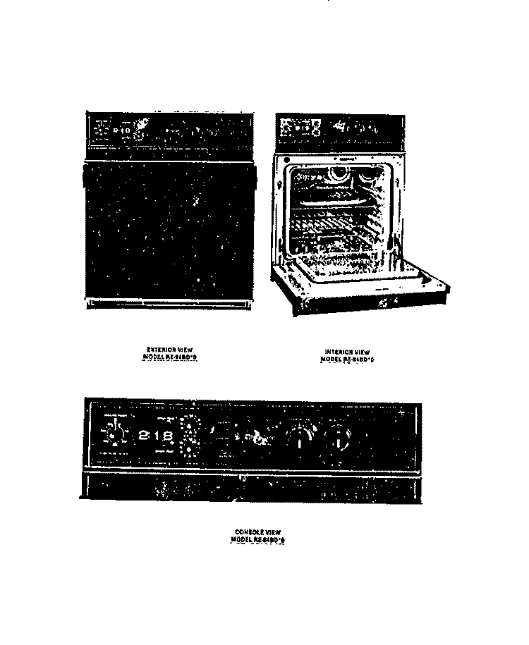 COVER Diagram and Parts List for RE94BDB0  Frigidaire Wall Oven