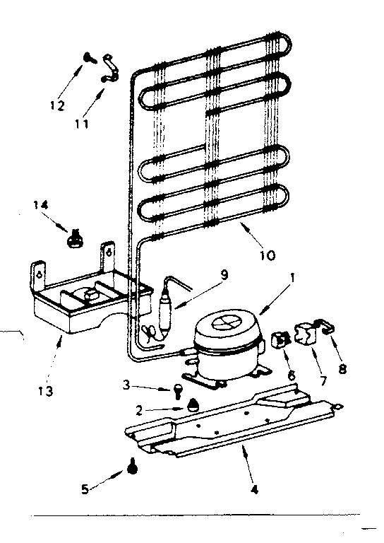 Unit Parts Diagram and Parts List for 5648650180  Kenmore Refrigerator