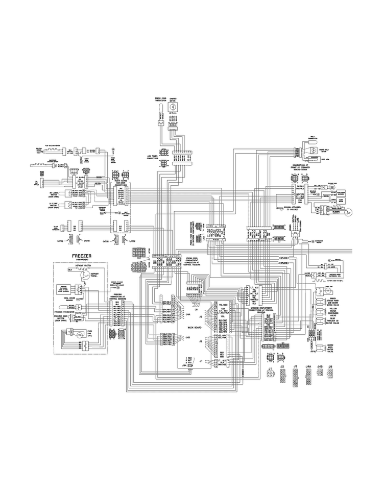 Wiring Diagram Diagram and Parts List for DGHF2360PF0  Frigidaire Refrigerator