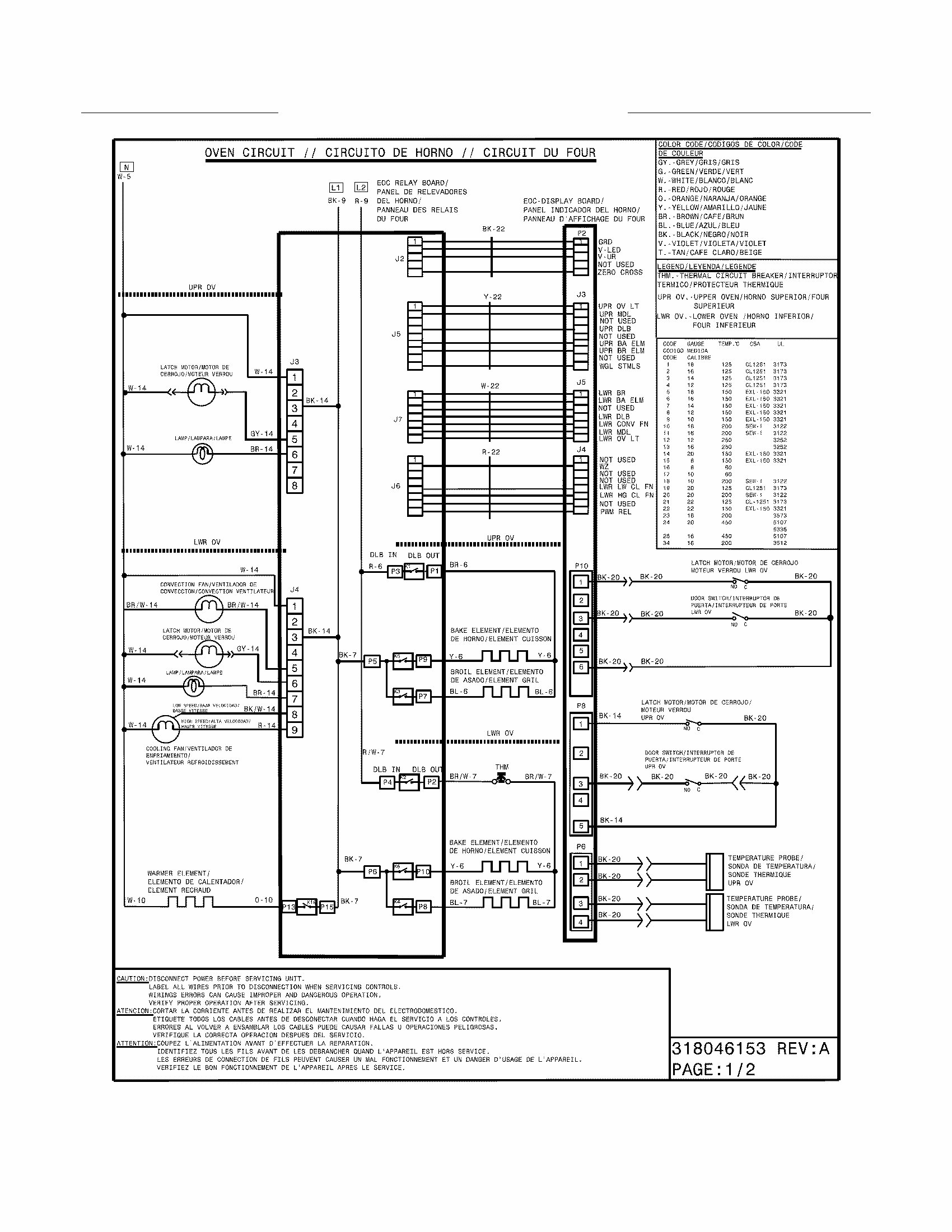 Wiring Diagram Diagram and Parts List for 79098053004  Kenmore Range