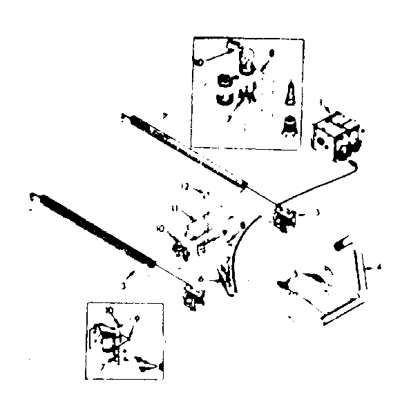 Burner & manifold assembly Diagram and Parts List for 86776922  Frigidaire Furnace