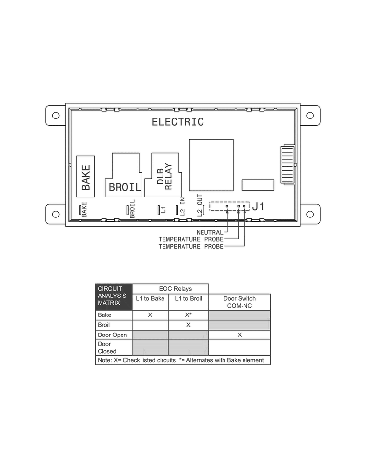 Wiring Diagram Diagram and Parts List for FFEW2415QBA  Frigidaire Wall Oven