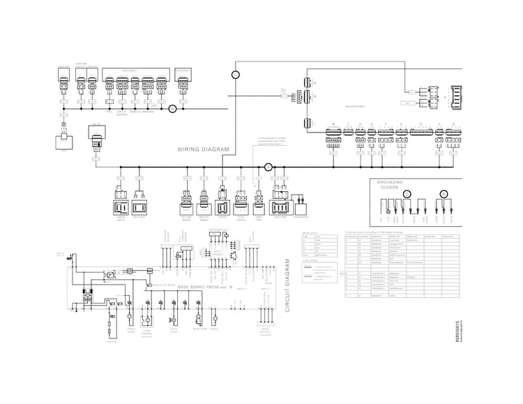 Wiring Diagram Diagram and Parts List for EI24ID30QS5B  Electrolux Dishwasher
