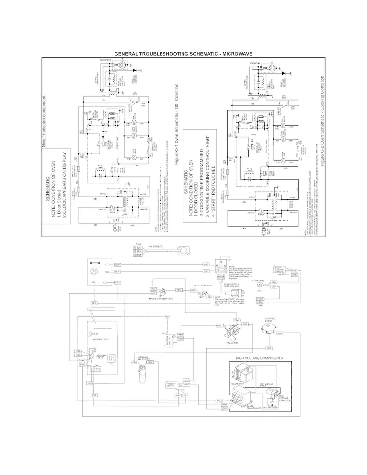 Wiring Diagram Diagram and Parts List for FGMC3065PBB  Frigidaire Microwave Oven Combo