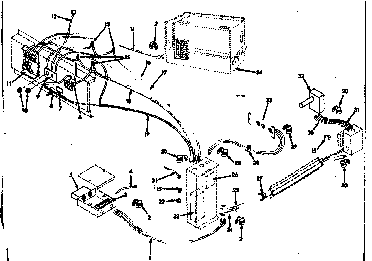 Electronic air cleaner electrical Diagram and Parts List for 867769162  Frigidaire Air Conditioner