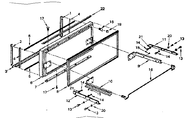 Door Diagram and Parts List for 5648771980  Kenmore Refrigerator