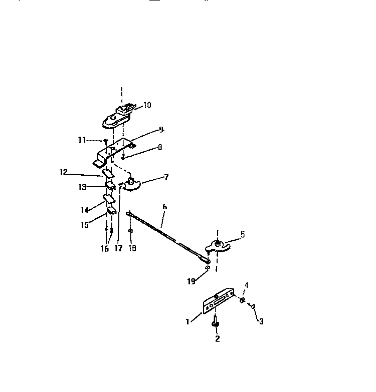 DOR LATCH ASSEMBLY Diagram and Parts List for KF450GDD1  Frigidaire Range