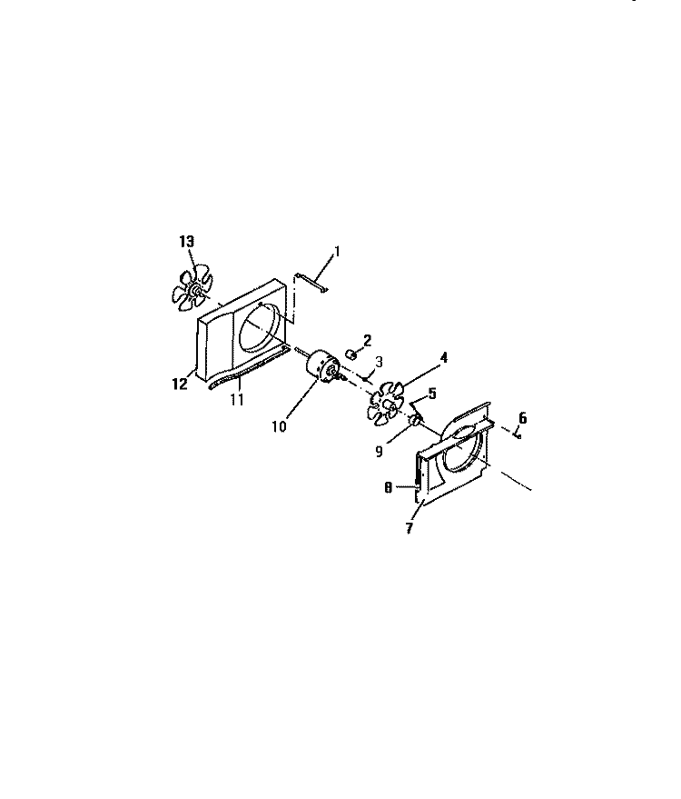 SHROUD, SCROLL, BLOWER MOTOR (`AAA` Diagram and Parts List for A4LCC2  Frigidaire Air Conditioner