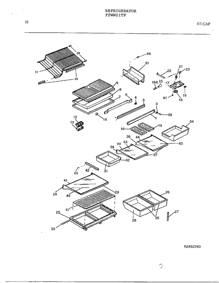 Ice Maker Parts & Installation Parts Page 9 Diagram and Parts List for FPWW21TP  Frigidaire Refrigerator