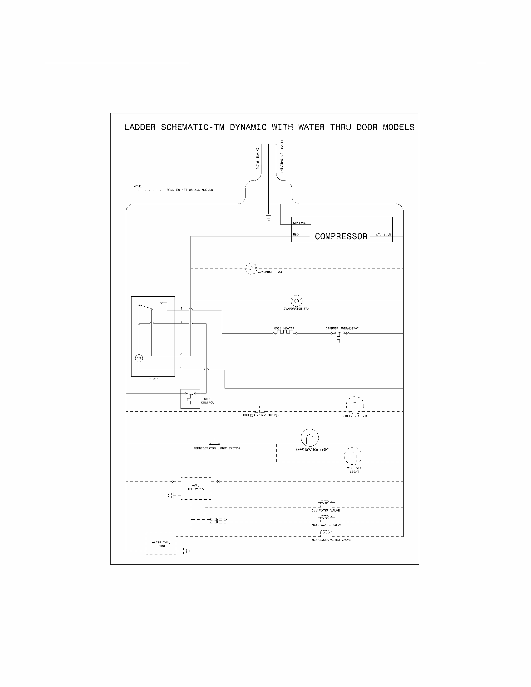 Wiring Schematic Diagram and Parts List for 25378882016  Kenmore Refrigerator