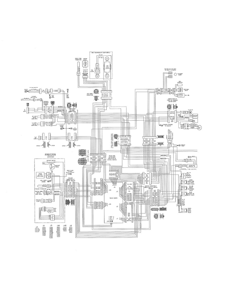 Wiring Diagram Diagram and Parts List for 25370443410  Kenmore Refrigerator