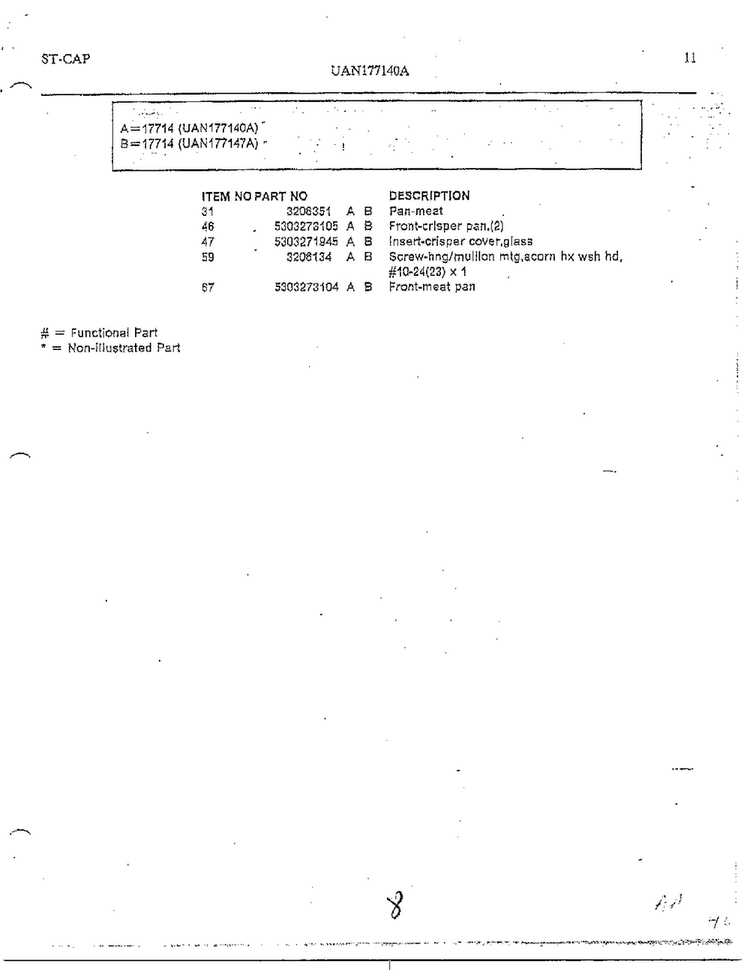 Refrigerator Page 8 Diagram and Parts List for 17714-0A  Frigidaire Refrigerator