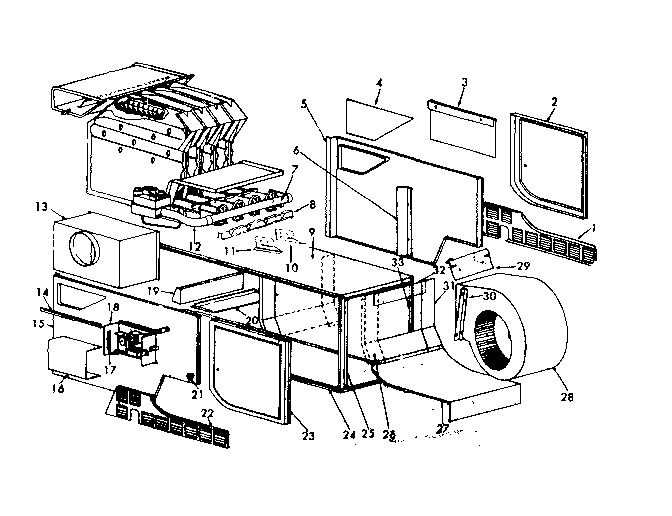 Non-functional replacement parts Diagram and Parts List for 867766071  Frigidaire Furnace