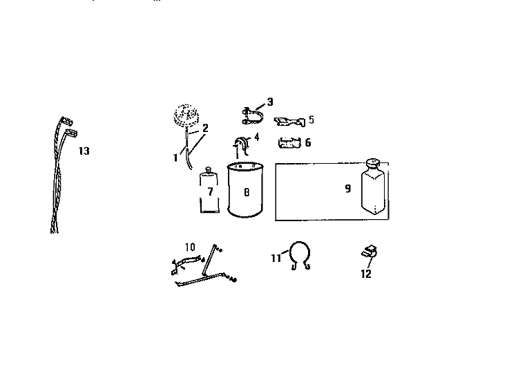 MISCELLANEOUS Diagram and Parts List for LT600JXV1  Frigidaire Washer