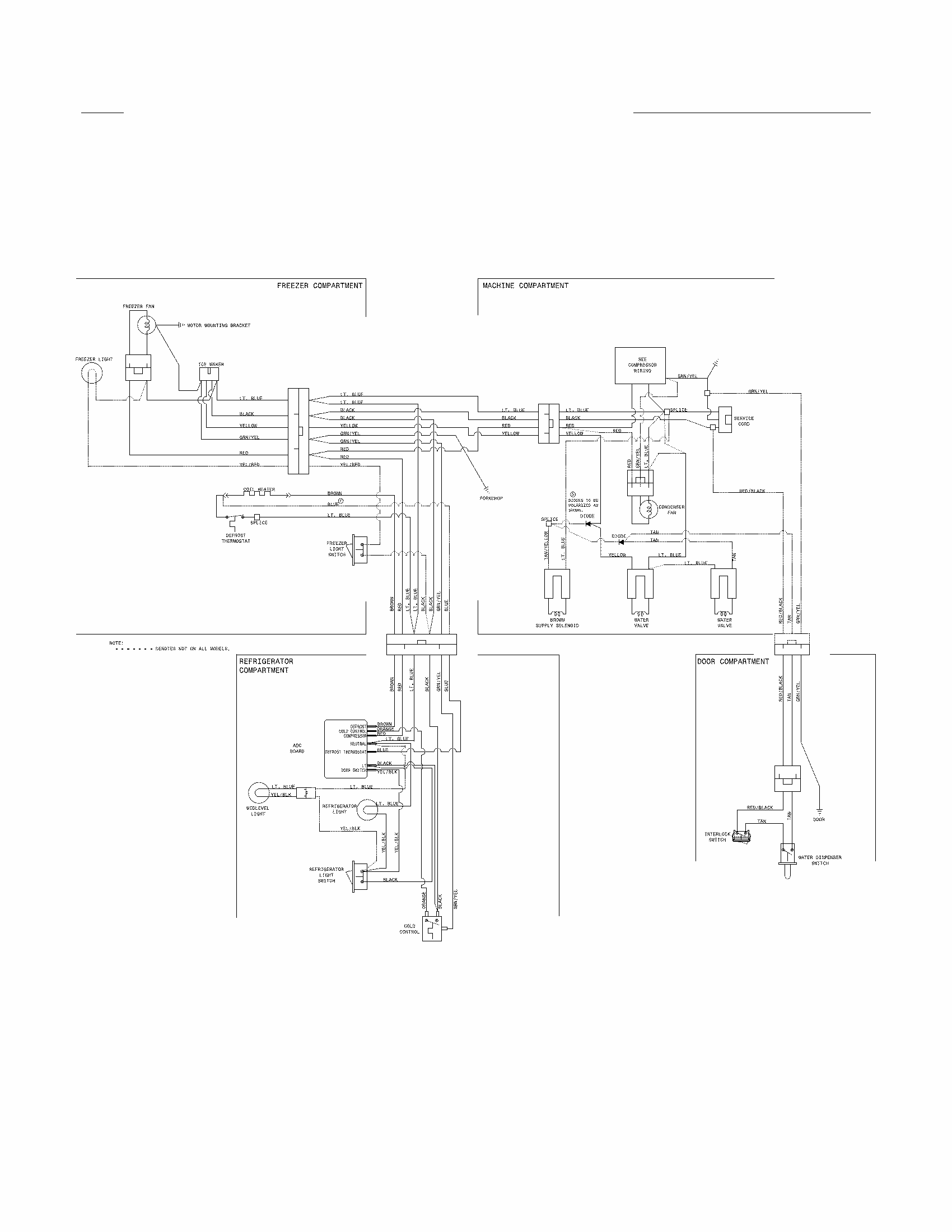 Wiring Diagram Diagram and Parts List for 25378824010  Kenmore Refrigerator