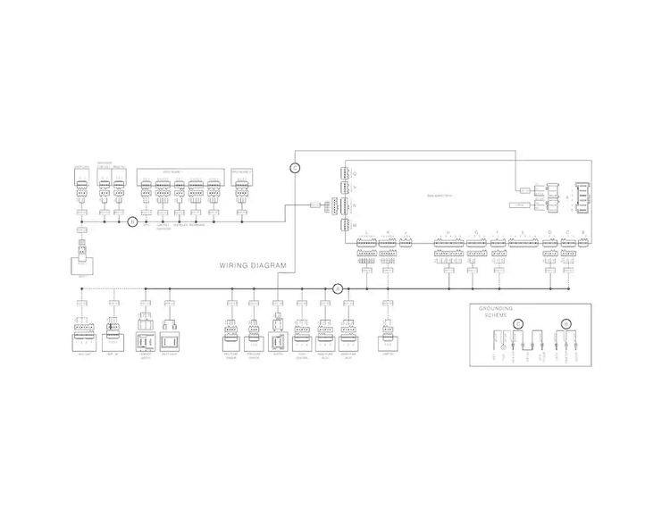 Wiring Diagram Diagram and Parts List for EW24ID80QS3A  Electrolux Dishwasher