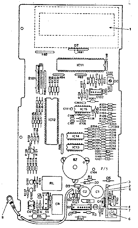 Power And Control Circuit Board 11356r Diagram and Parts List for 5648988310  Kenmore Microwave