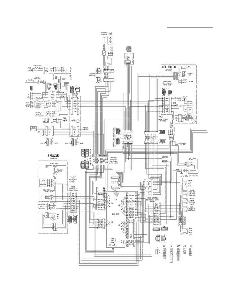 Wiring Diagram Diagram and Parts List for EI23BC65KS3  Electrolux Refrigerator