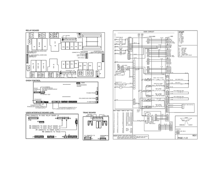 Wiring Diagram Diagram and Parts List for EW30ES8CRSA  Electrolux Range