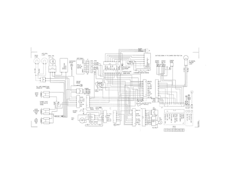 Wiring Diagram Diagram and Parts List for FRS3HR5HM5  Frigidaire Refrigerator