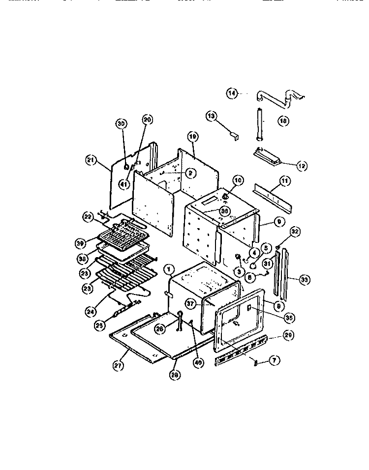 BODY PARTS Diagram and Parts List for REM77BL2  Frigidaire Microwave Oven Combo