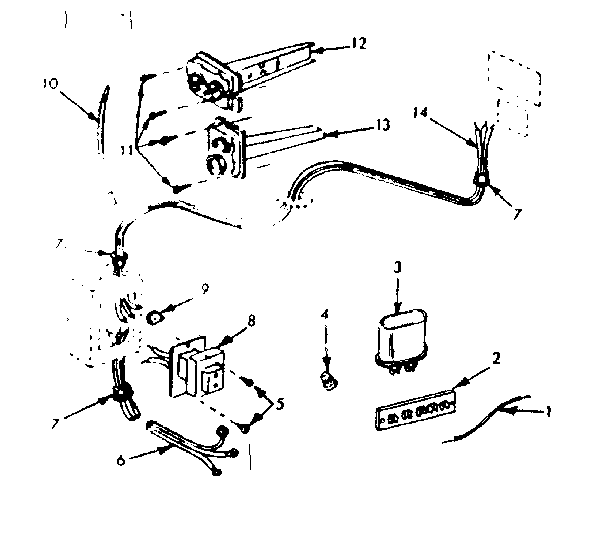 Wiring and controls assembly Diagram and Parts List for 8676272  Frigidaire Furnace