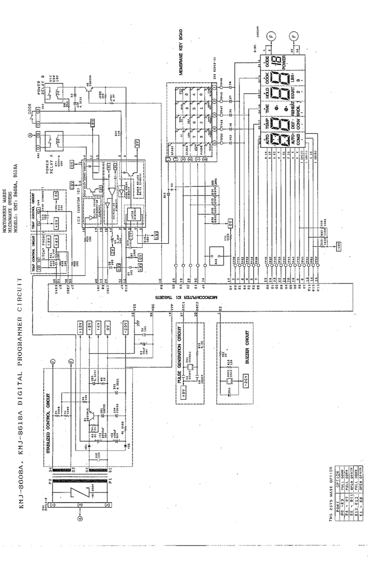 Microwave Oven Complete Page 14 Diagram and Parts List for 8608A  Frigidaire Microwave