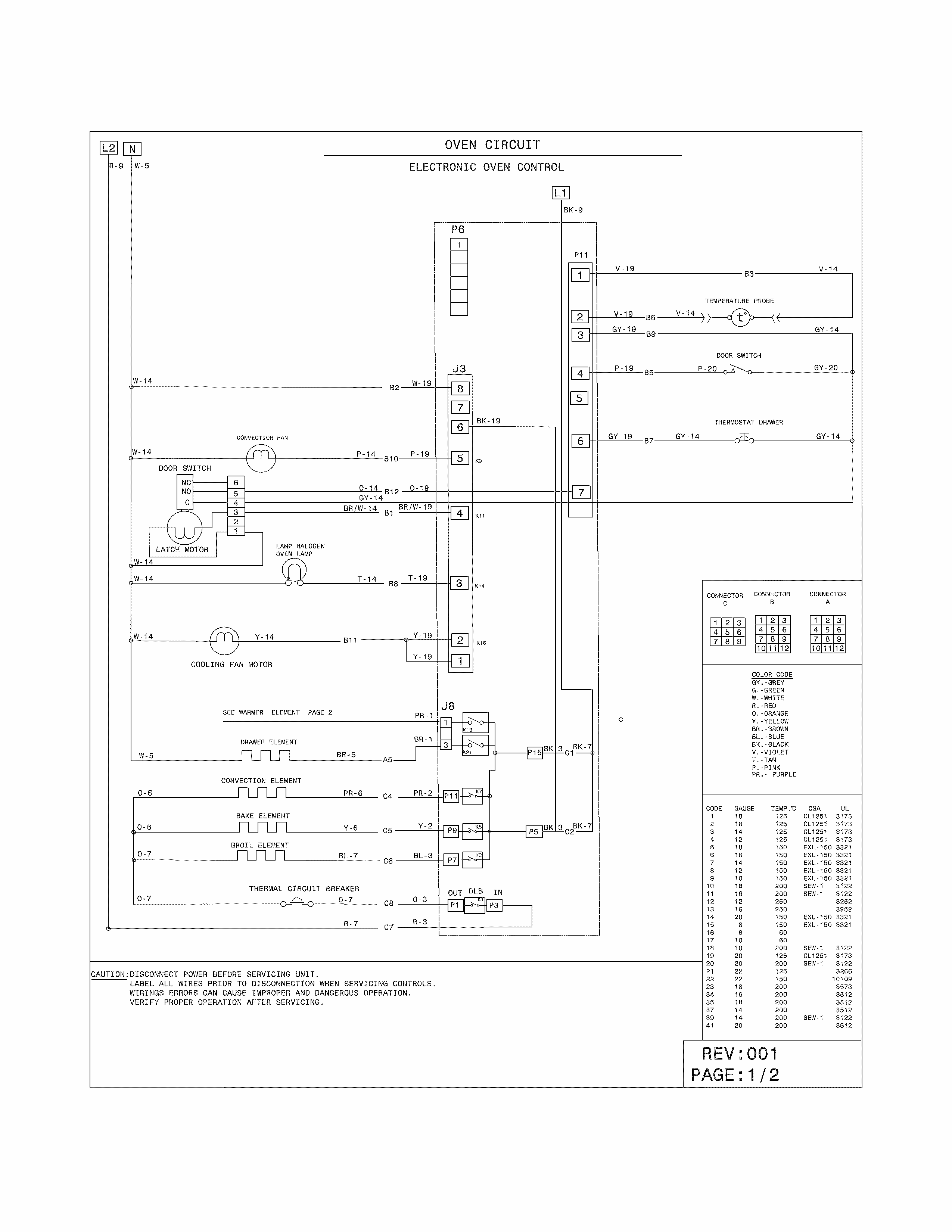 Wiring Diagram Diagram and Parts List for 79042542314  Kenmore Range