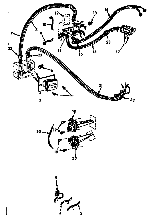 Control assembly Diagram and Parts List for 86776571  Frigidaire Furnace