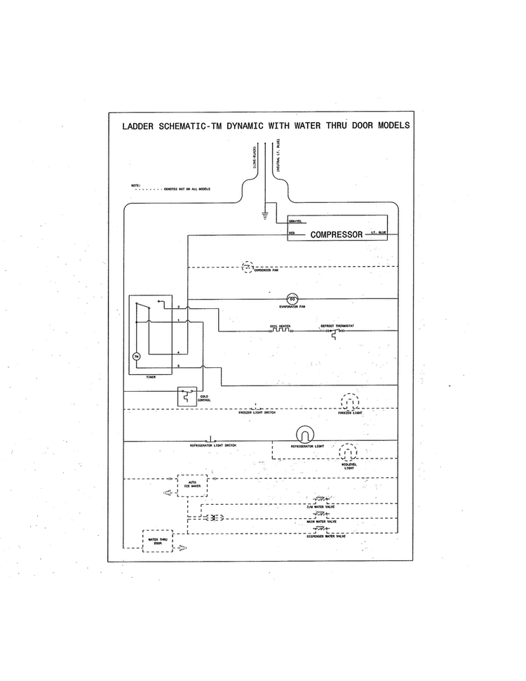Wiring Schematic Diagram and Parts List for 25371762017  Kenmore Refrigerator