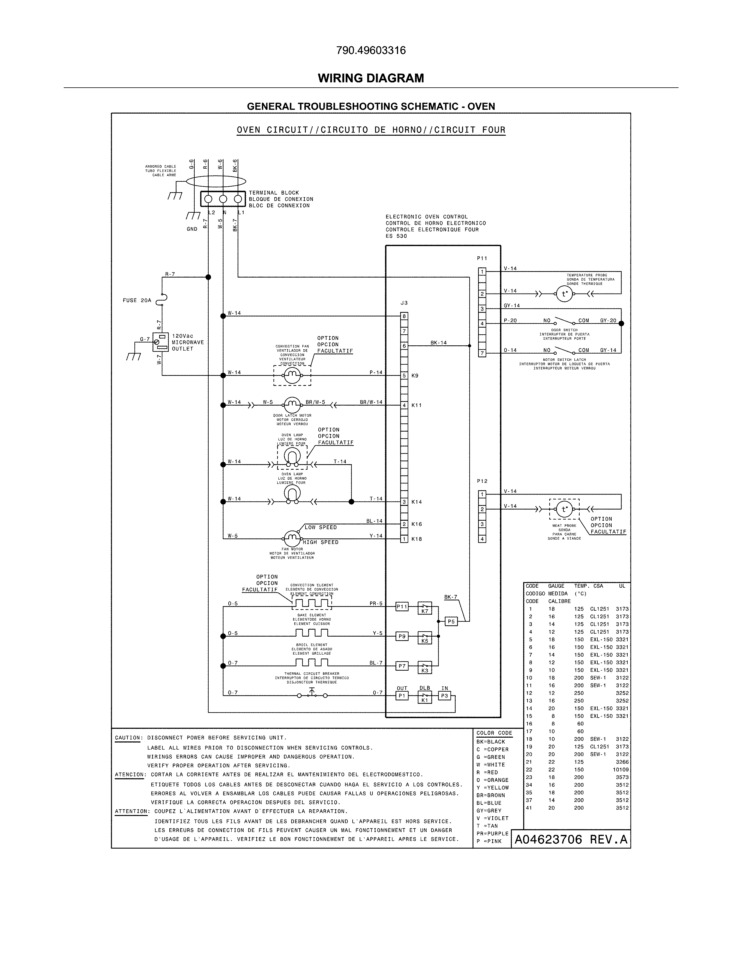 Wiring Diagram Diagram and Parts List for 79049603316  Kenmore Microwave