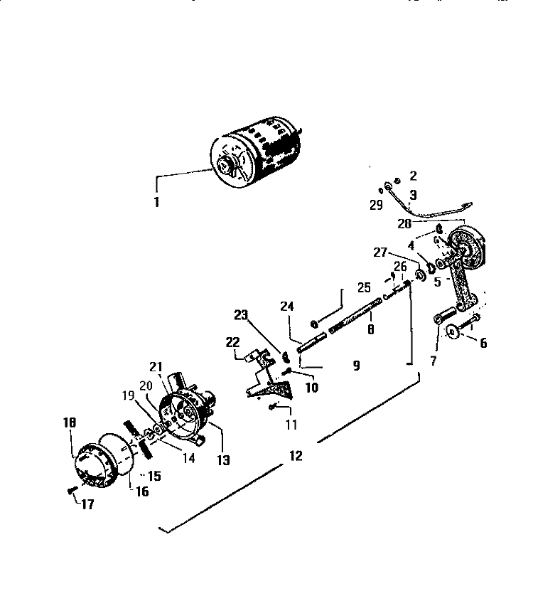 MOTOR, PUMP ASSEMBLY Diagram and Parts List for LT600JXV1  Frigidaire Washer