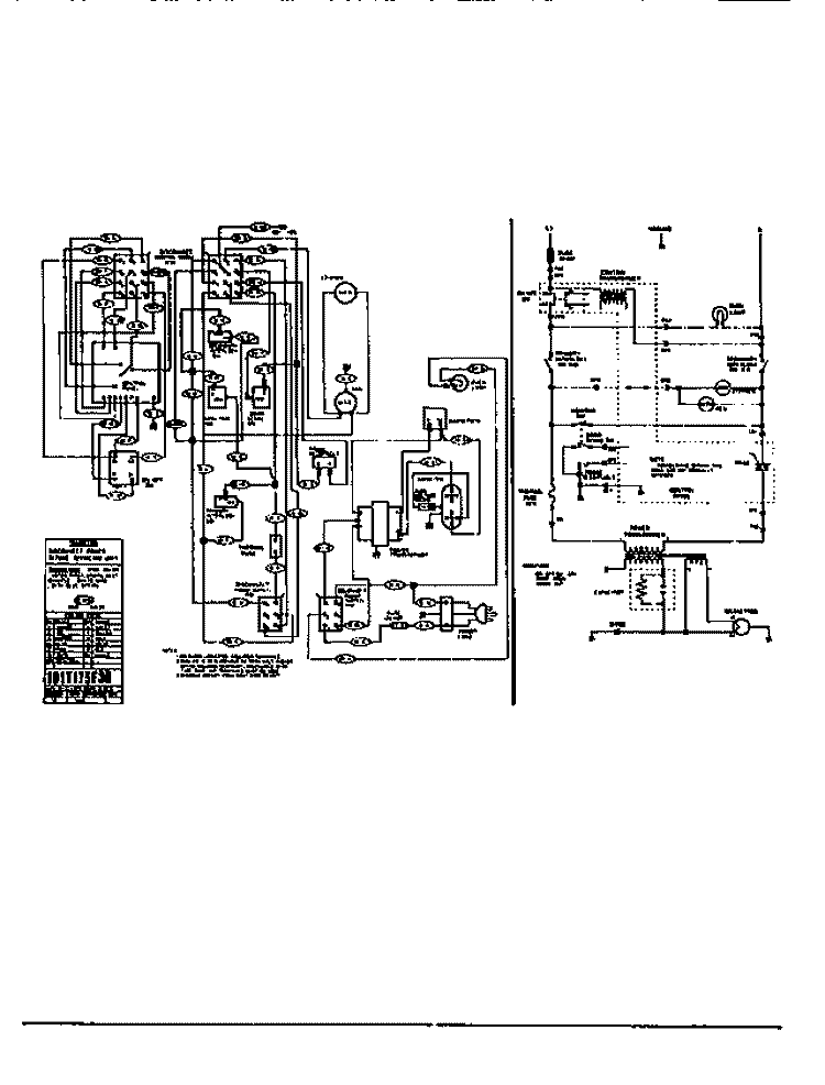 WIRING Diagram and Parts List for 56-4884-10-01  Tappan Microwave