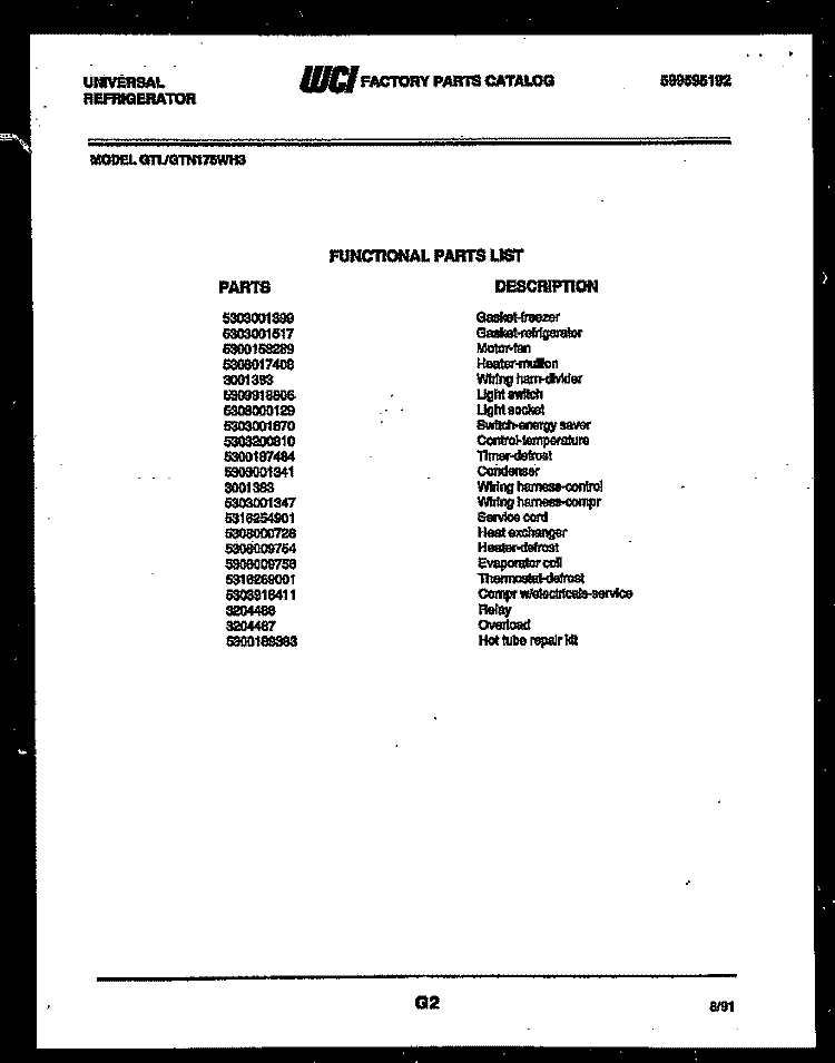 CABINET AND COMPONENT PARTS Diagram and Parts List for DG27A7WXFC  Gibson Dryer