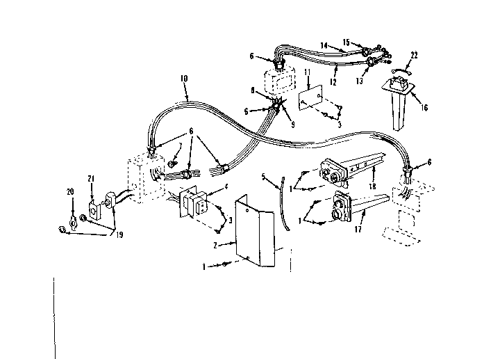 Controls Diagram and Parts List for 8676419  Frigidaire Furnace