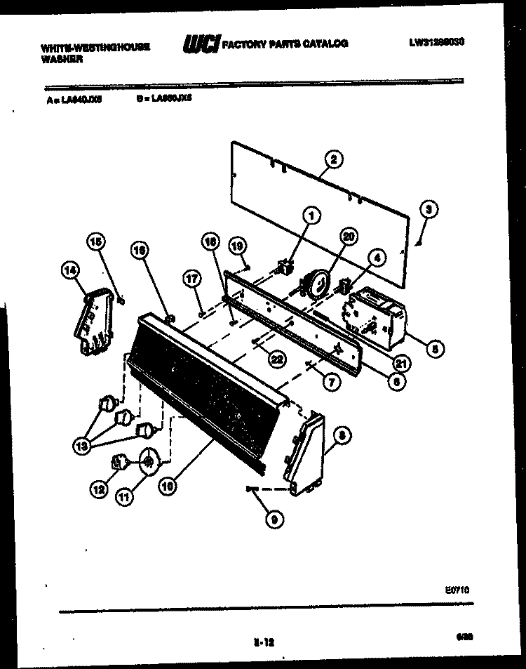 DOOR PARTS Diagram and Parts List for RT153LLD0  Frigidaire Refrigerator