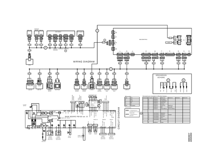 Wiring Diagram Diagram and Parts List for EI24ID50QS1B  Electrolux Dishwasher