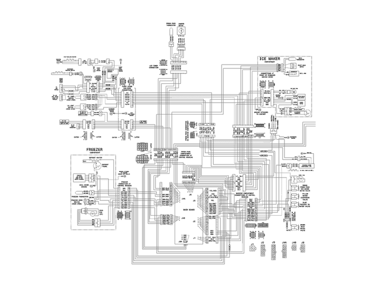 Wiring Diagram Diagram and Parts List for EI23BC35KW6  Electrolux Refrigerator