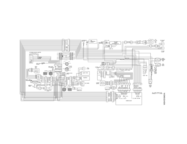 Wiring Diagram Diagram and Parts List for FFHS2622MSR  Frigidaire Refrigerator