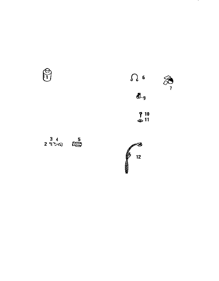 MISCELLANEOUS Diagram and Parts List for DG640JXW1  Frigidaire Dryer