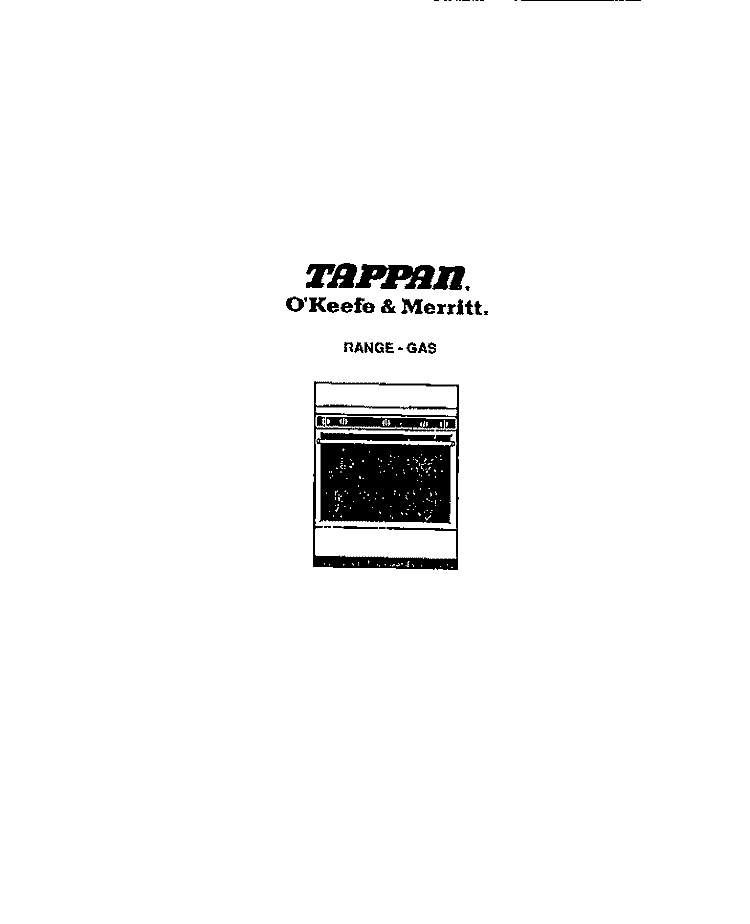 COVER Diagram and Parts List for 32-1007-00-03  Tappan Cooktop