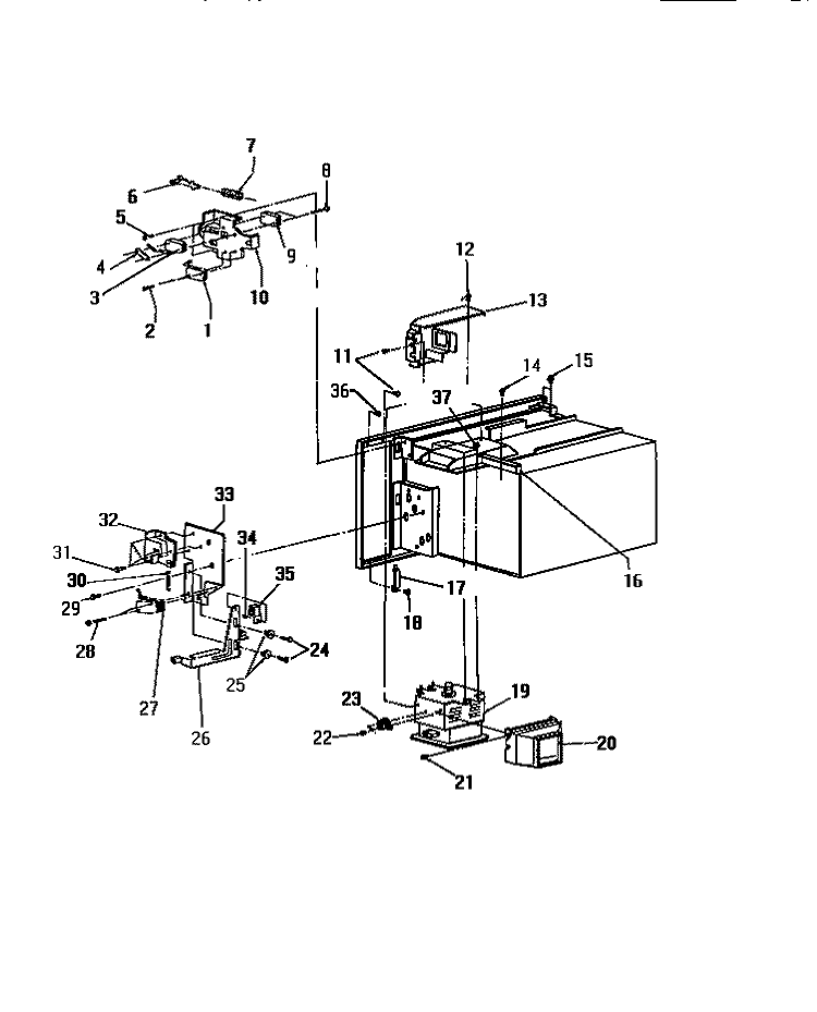 BASIC BODY Diagram and Parts List for KM550HXM  Frigidaire Microwave